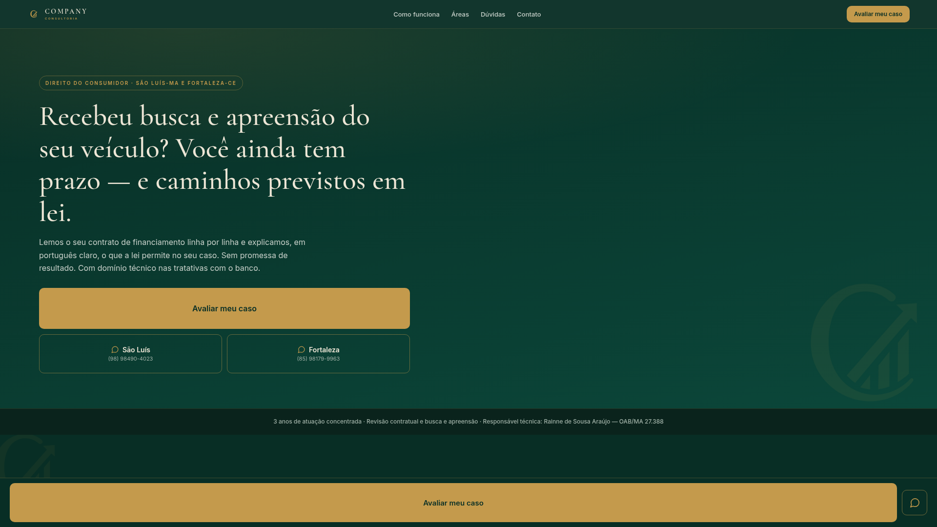 Company Consultoria - Direito Bancário