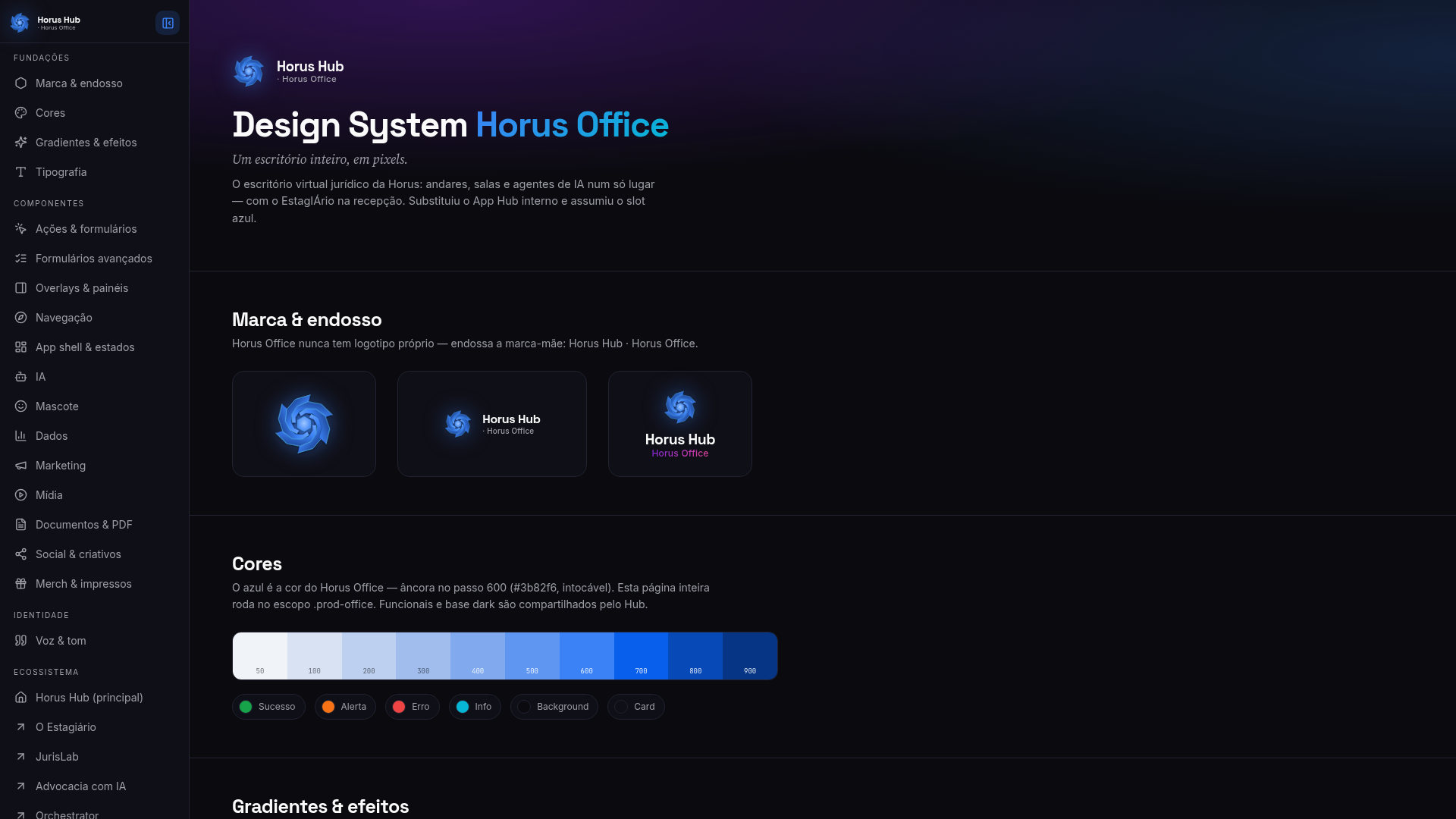 Design System Horus Office