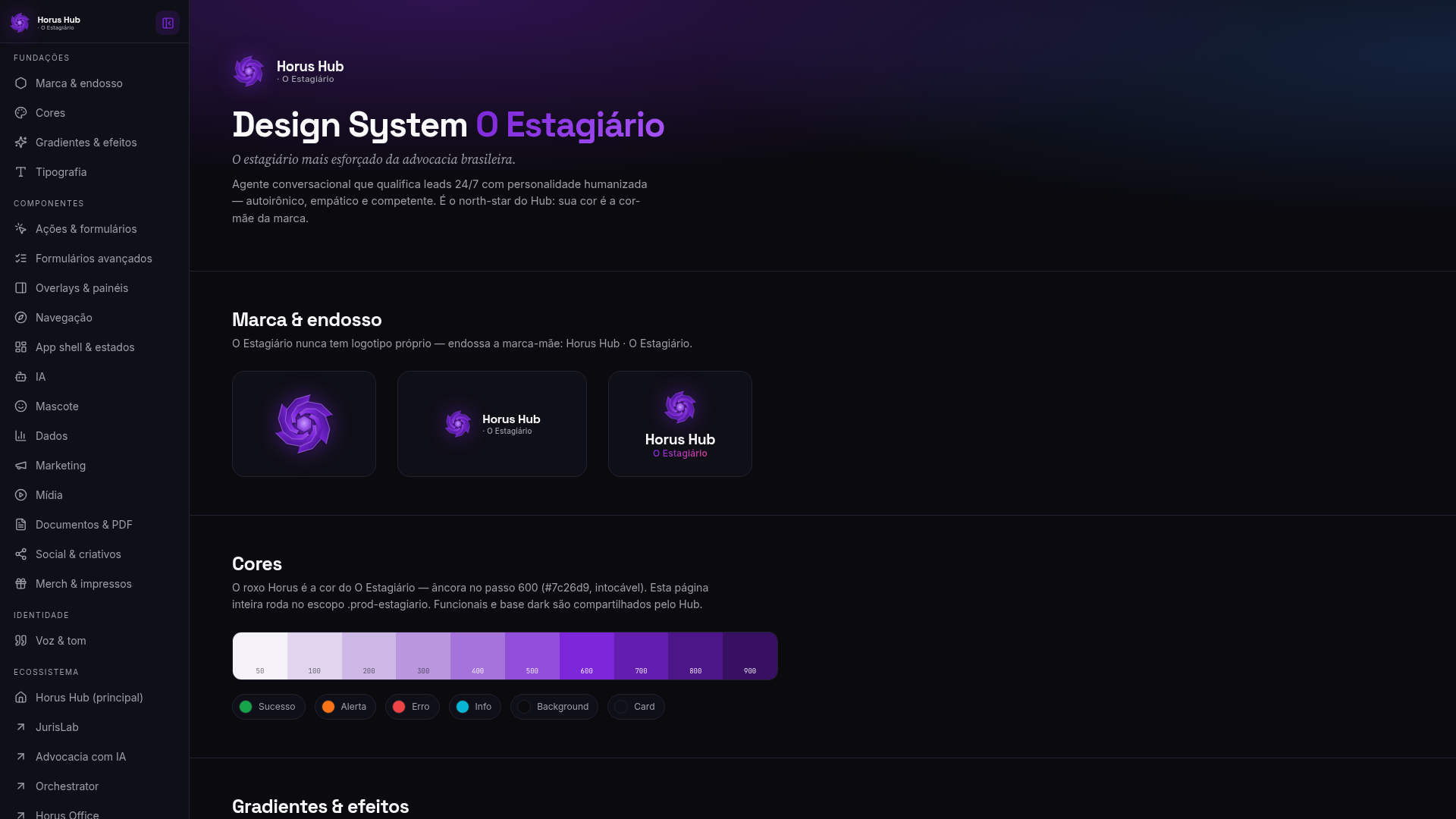 Design System O Estagiário