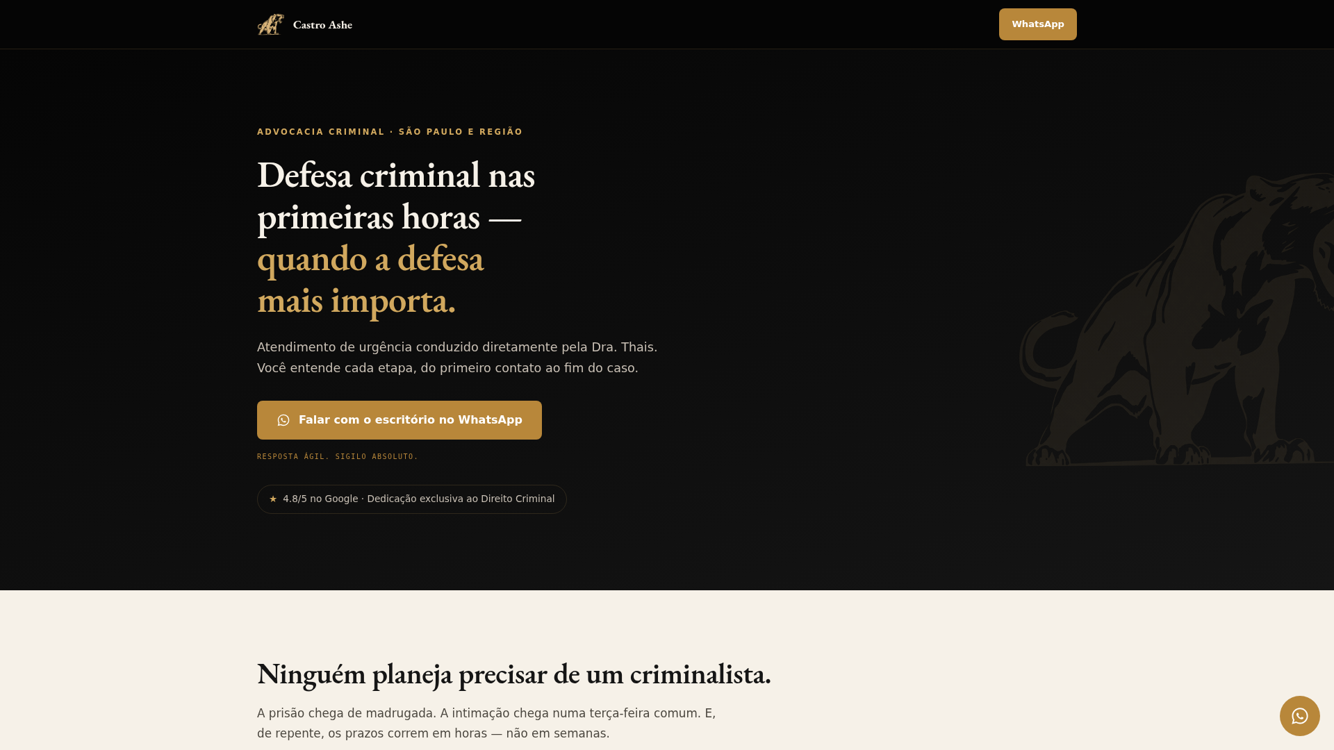 Landing Page Direito Criminal